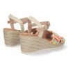 Sandalias de Cuña con Yute y Hebilla