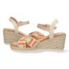 Sandalias de Cuña con Yute y Hebilla