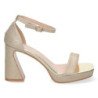 Sandalias de Tacon con Hebilla