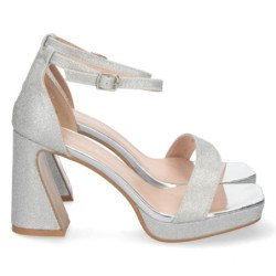 Sandalias de Tacon con Hebilla