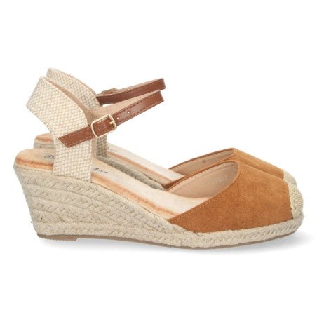 Sandalias de Cuña con Hebilla