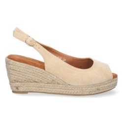 Sandalias de Cuña con Hebilla