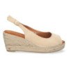 Sandalias de Cuña con Hebilla