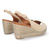 Sandalias de Cuña con Hebilla