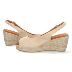 Sandalias de Cuña con Hebilla