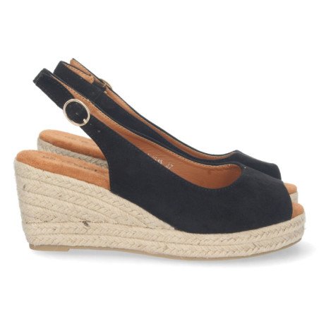 Sandalias de Cuña con Hebilla