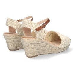 Sandalias de Cuña con Hebilla