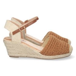 Sandalias de Cuña con Hebilla