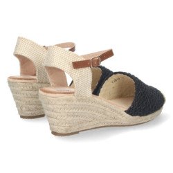 Sandalias de Cuña con Hebilla