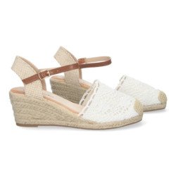 Sandalias de Cuña para Mujer Estilo Valenciana