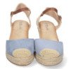 Sandalias de Cuña con Yute y Hebilla