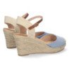 Sandalias de Cuña con Yute y Hebilla