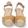 Sandalias de Cuña con Yute y Hebilla