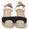Sandalias de Cuña con Yute y Hebilla