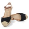 Sandalias de Cuña con Yute y Hebilla