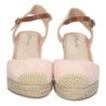 Sandalias de Cuña con Yute y Hebilla