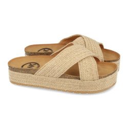 Sandalias Plana con Planta Anatomica y Yute