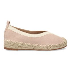 Alpargatas en yute planas de mujer color rosa TF2907