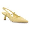 Zapatos tacon fino elegante de mujer color amarillo BS-5658
